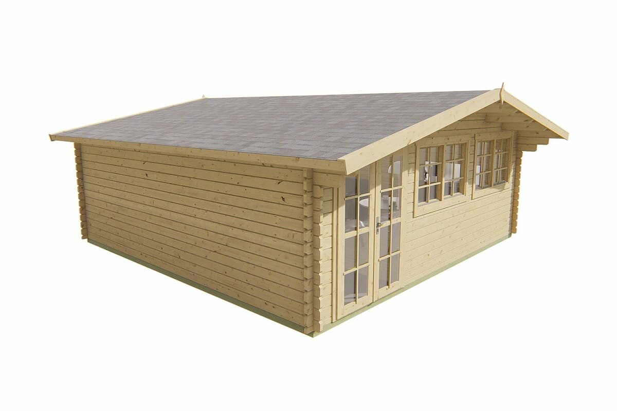 Blockhaus Helle 600x600 cm