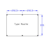 DHZ Plat dak Raalte zwart