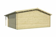 Blockhaus Ginella 595x400 cm + luifel 200 cm