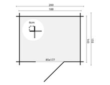 Blokhut Irina 200 x 155 