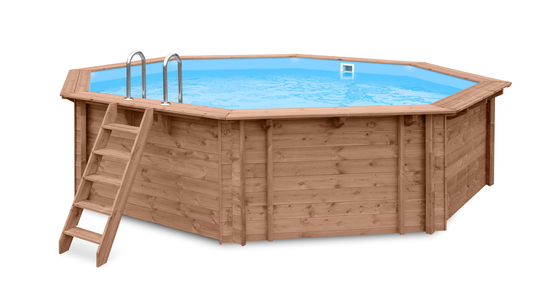 Luxus Holzpool Kokomo Beach 560 x 517 x 129 cm